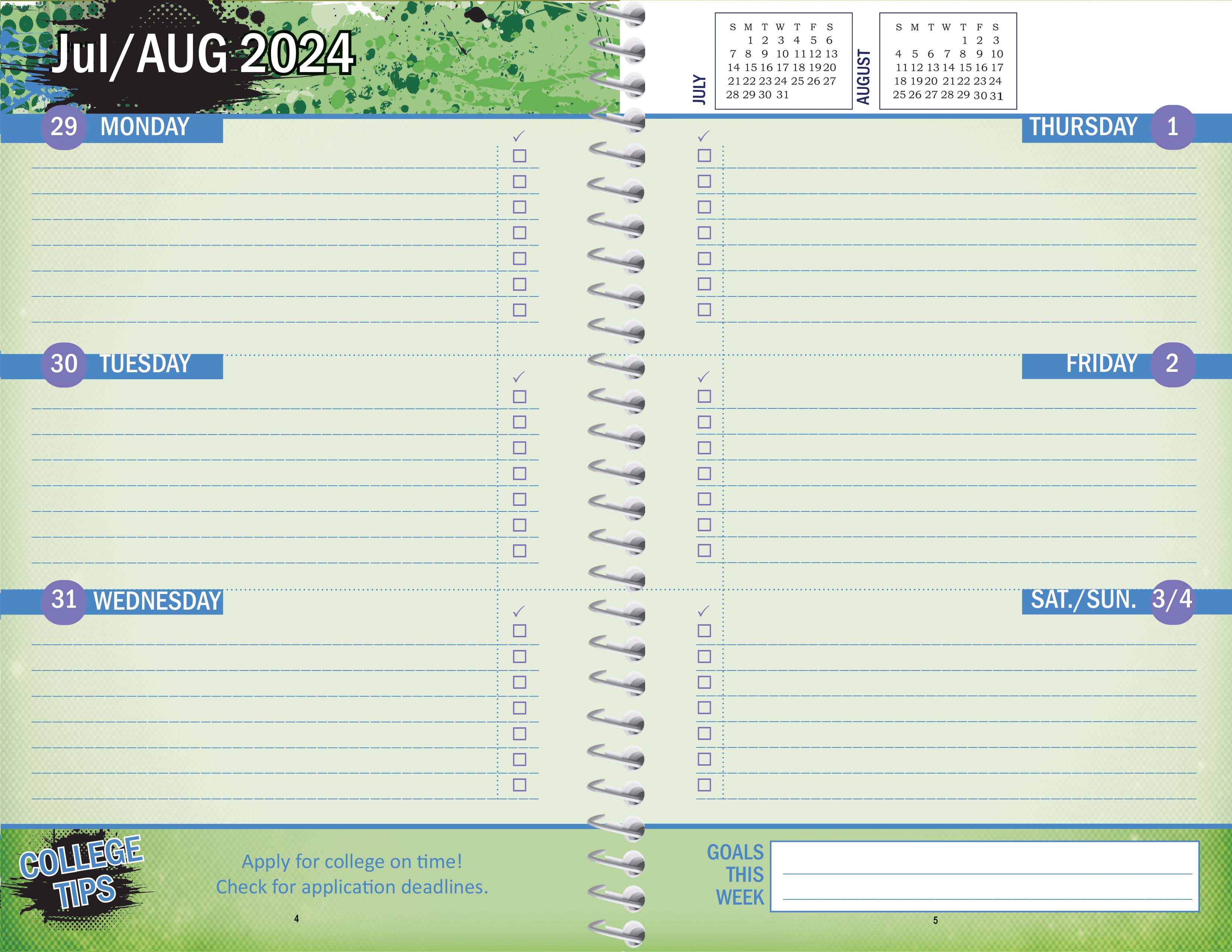 School Planners Student Planners